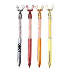 Deer Head Crystal Ballpoint Pen