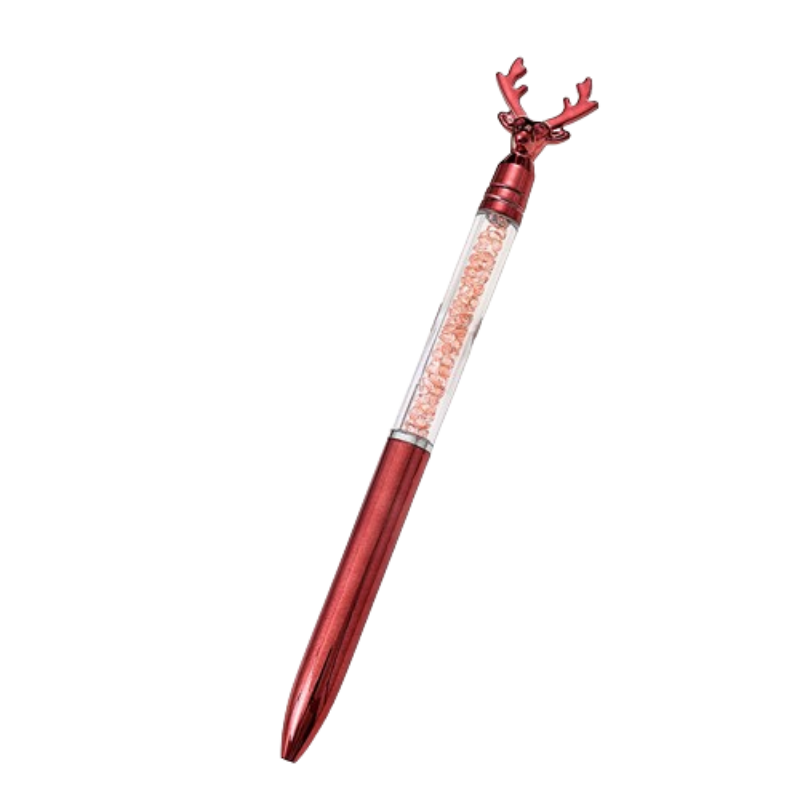 Deer Head Crystal Ballpoint Pen