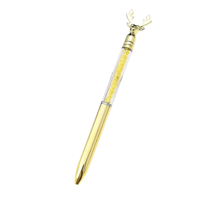 Deer Head Crystal Ballpoint Pen