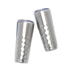 30oz Diamond Pattern Stainless Steel Tumbler