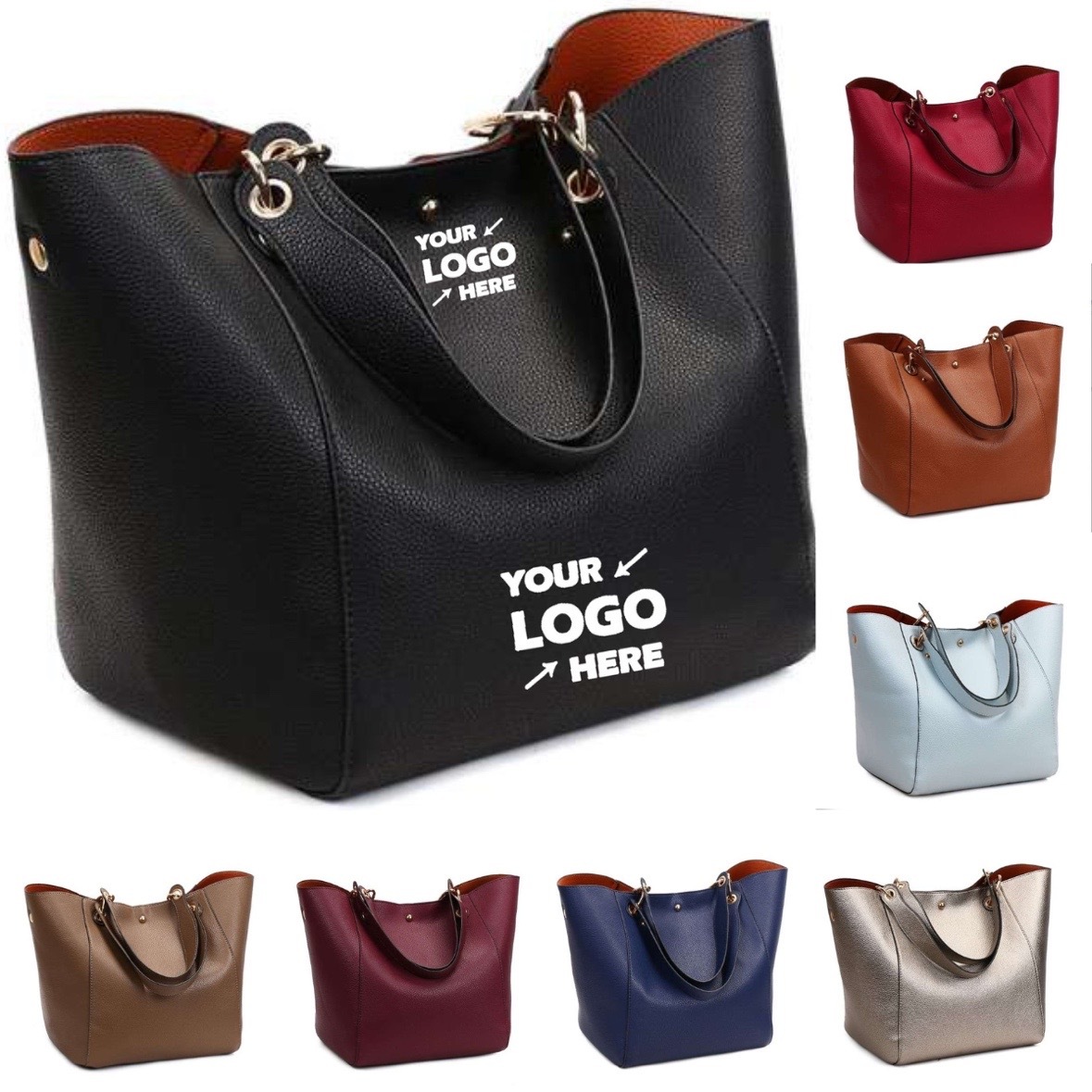 Elegant Multi-Purpose PU Leather Tote Bag for Women