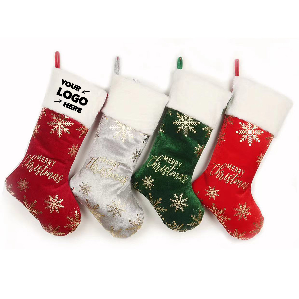 Knitted Christmas Stockings Decoration Socks