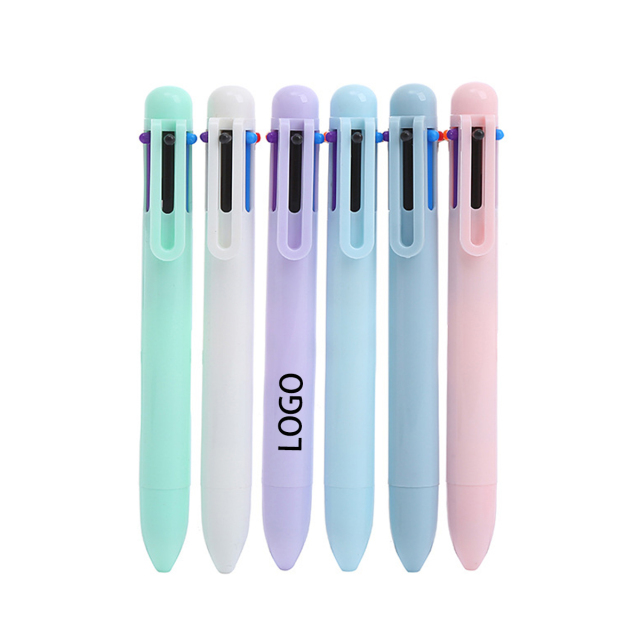 Macaron 6-Color Ballpoint Pen