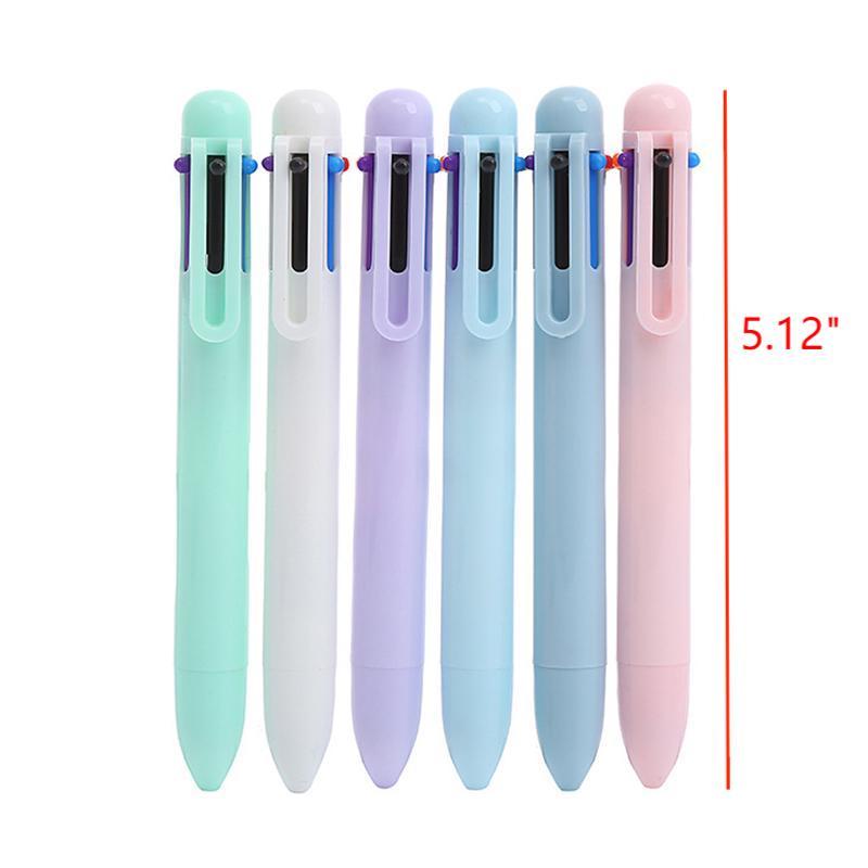 Macaron 6-Color Ballpoint Pen