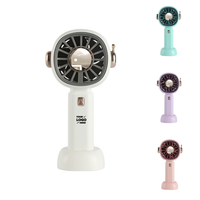 Mini Fan With Handled And Base