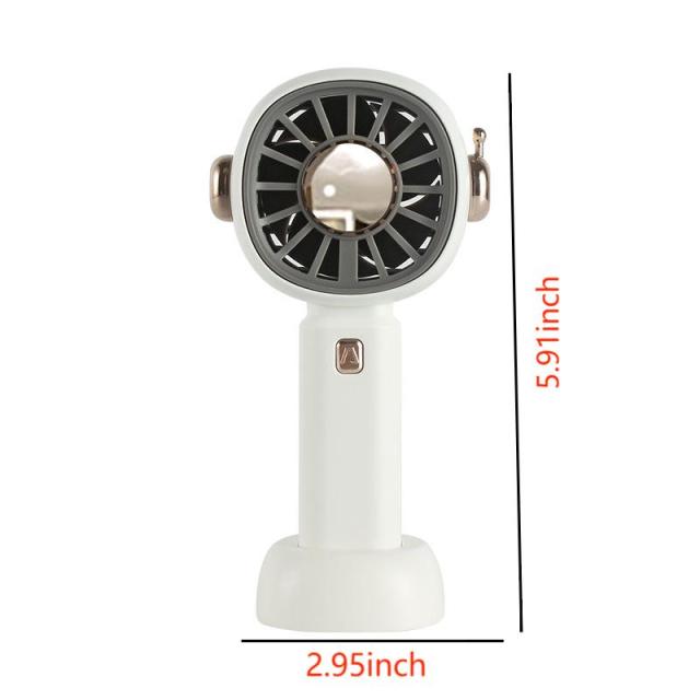 Mini Fan With Handled And Base