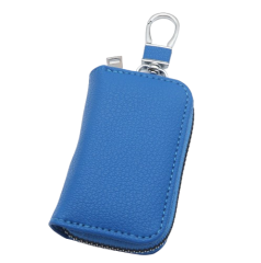 Multicolor Compact Key Holder With Zipper and Hook