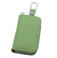 Multicolor Compact Key Holder With Zipper and Hook