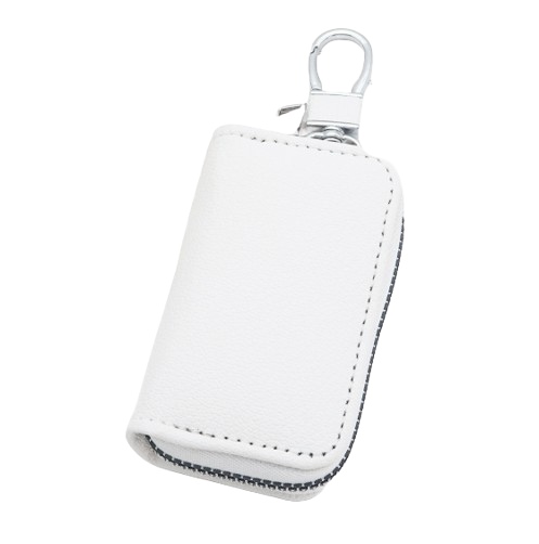 Multicolor Compact Key Holder With Zipper and Hook