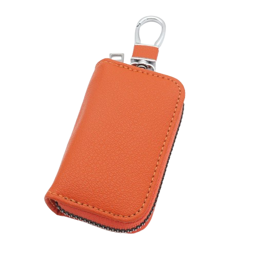 Multicolor Compact Key Holder With Zipper and Hook