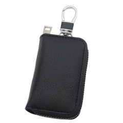 Multicolor Compact Key Holder With Zipper and Hook