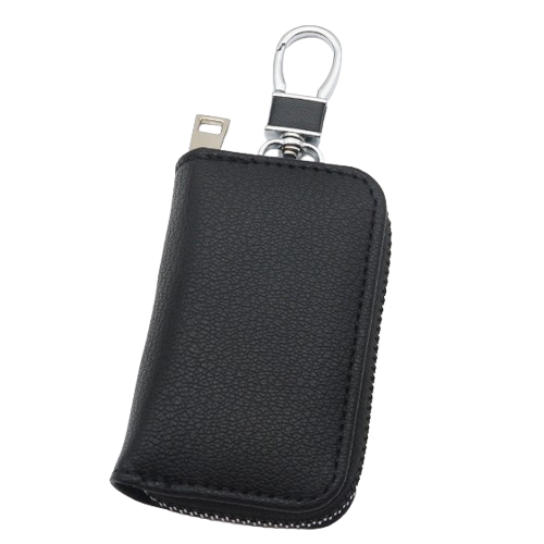 Multicolor Compact Key Holder With Zipper and Hook