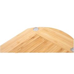 Premium Bamboo Cheese Board Set With Hidden Drawer