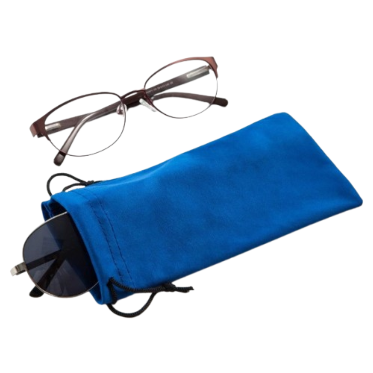 Premium Microfiber Sunglasses Pouch, Solid Color Eyewear Bag