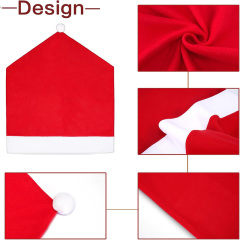 Santa Hat Chair Covers