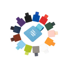 Self-Adhesive Elastic Loop Leather Pen Holder