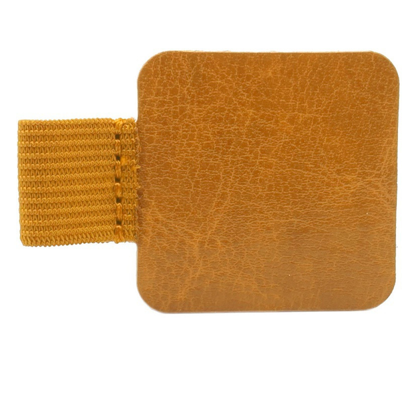 Self-Adhesive Elastic Loop Leather Pen Holder