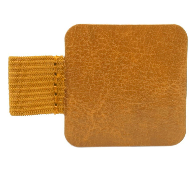 Self-Adhesive Elastic Loop Leather Pen Holder