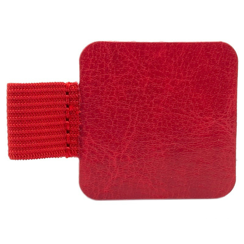 Self-Adhesive Elastic Loop Leather Pen Holder