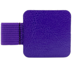 Self-Adhesive Elastic Loop Leather Pen Holder