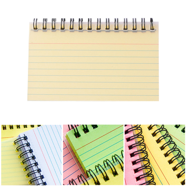 Tearable portable coil notebook