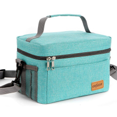 Insulated Lunch Cooler Bag With Shoulder Strap