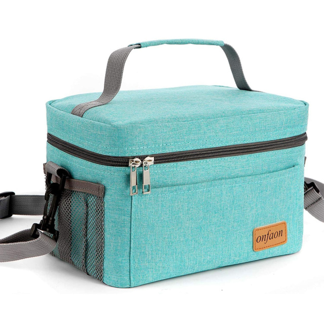 Insulated Lunch Cooler Bag With Shoulder Strap
