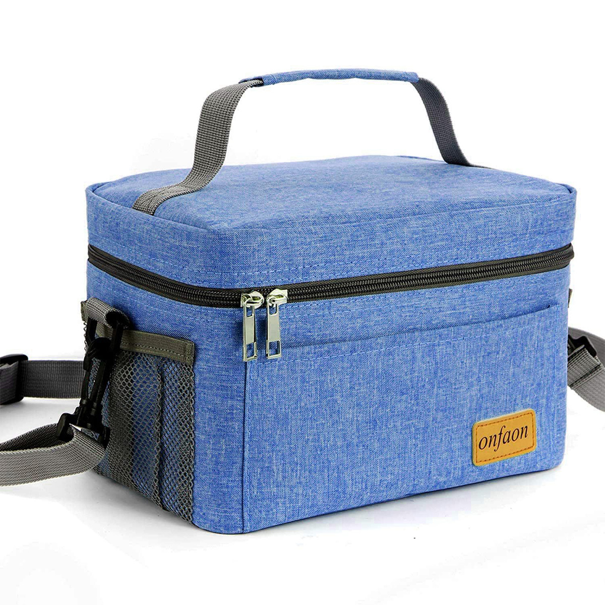 Insulated Lunch Cooler Bag With Shoulder Strap
