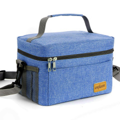 Insulated Lunch Cooler Bag With Shoulder Strap