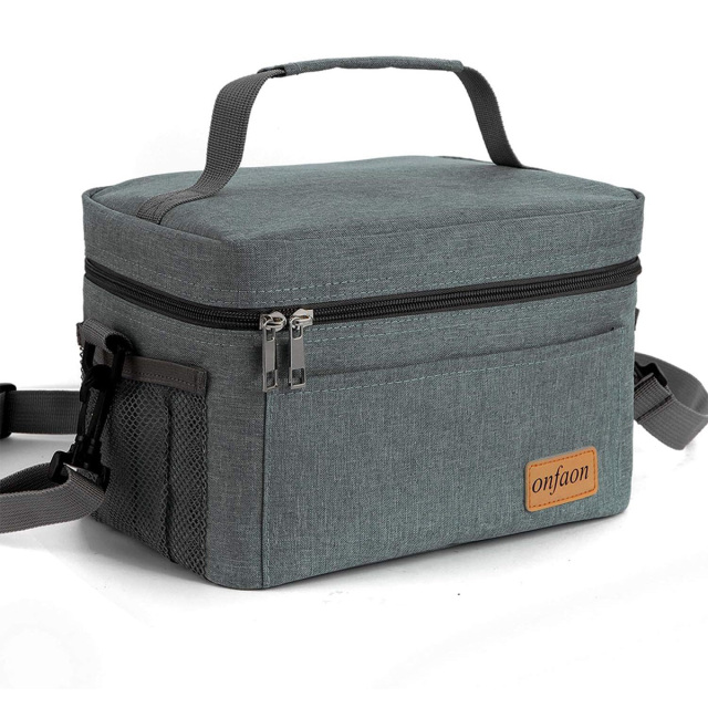 Insulated Lunch Cooler Bag With Shoulder Strap