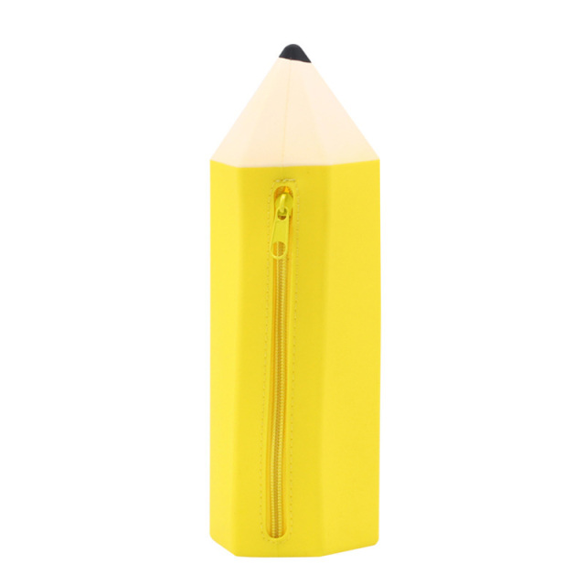 Pencil Shaped Silicone Pencil Case