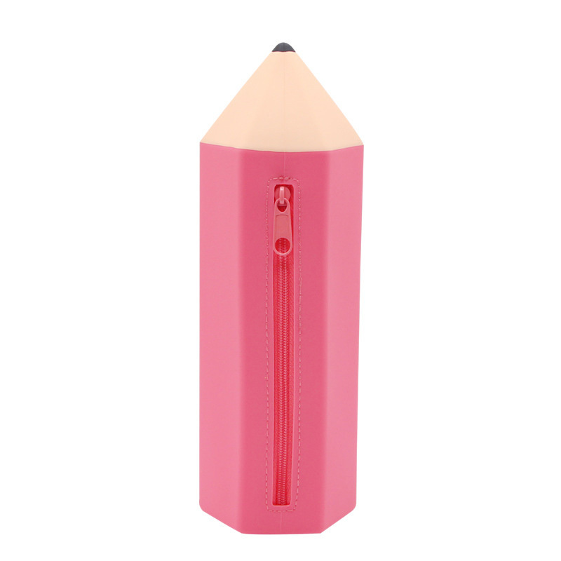 Pencil Shaped Silicone Pencil Case