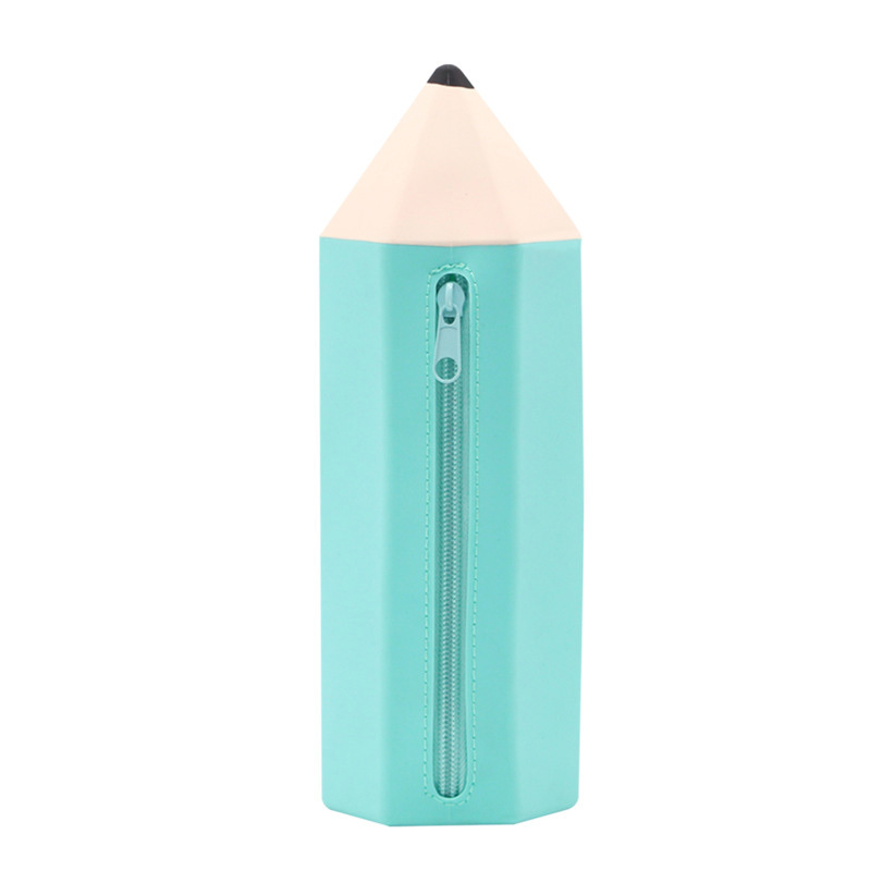 Pencil Shaped Silicone Pencil Case