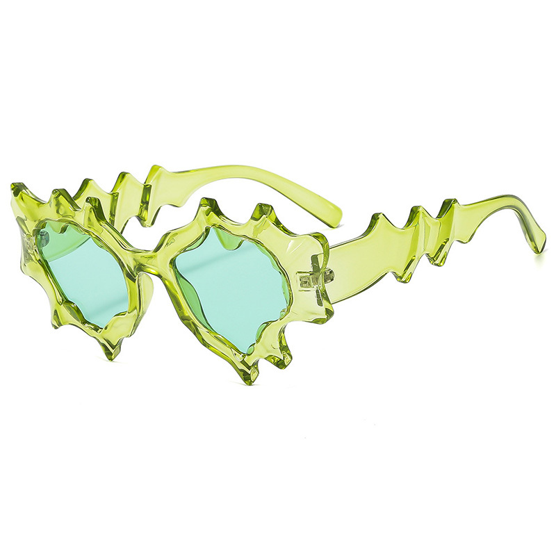 Plastic Irregular Cat Eye Sunglasses