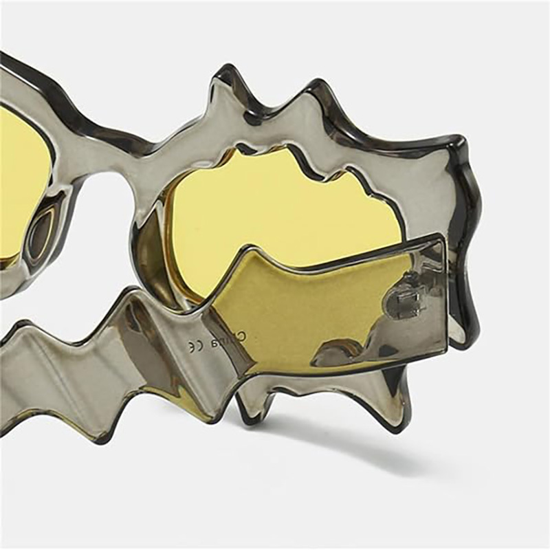 Plastic Irregular Cat Eye Sunglasses