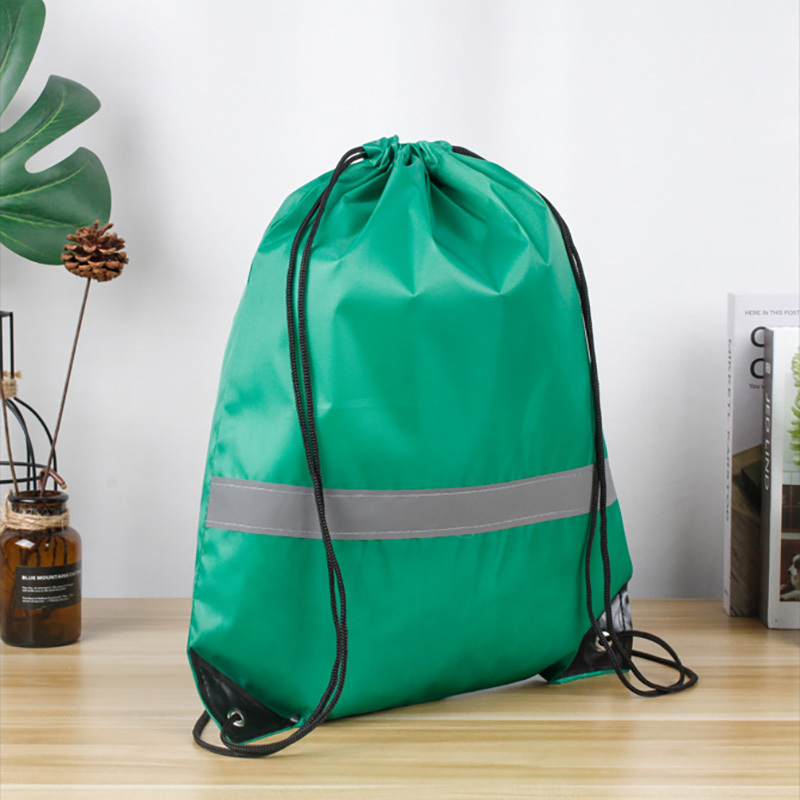 Reflective Strips Cinch Backpack