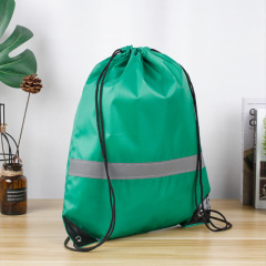Reflective Strips Cinch Backpack