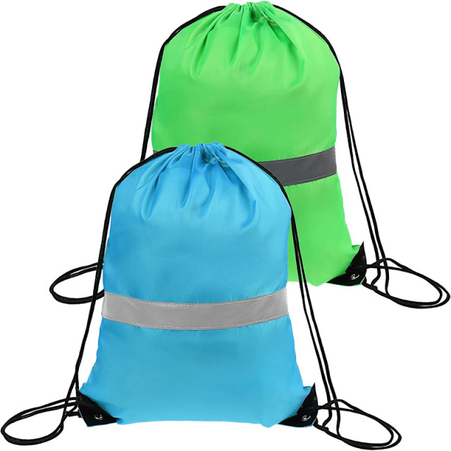Reflective Strips Cinch Backpack