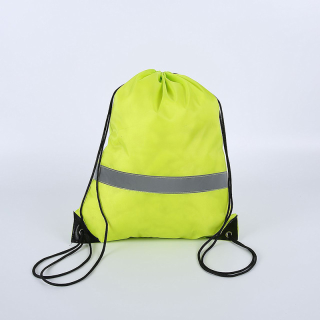 Reflective Strips Cinch Backpack