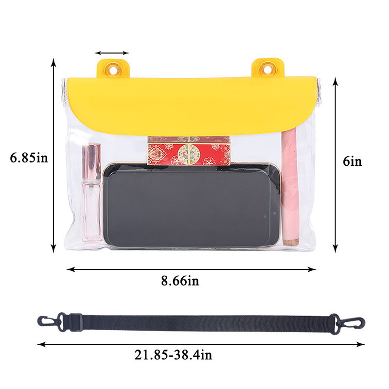 Clear PVC Waterproof Shoulder Bag