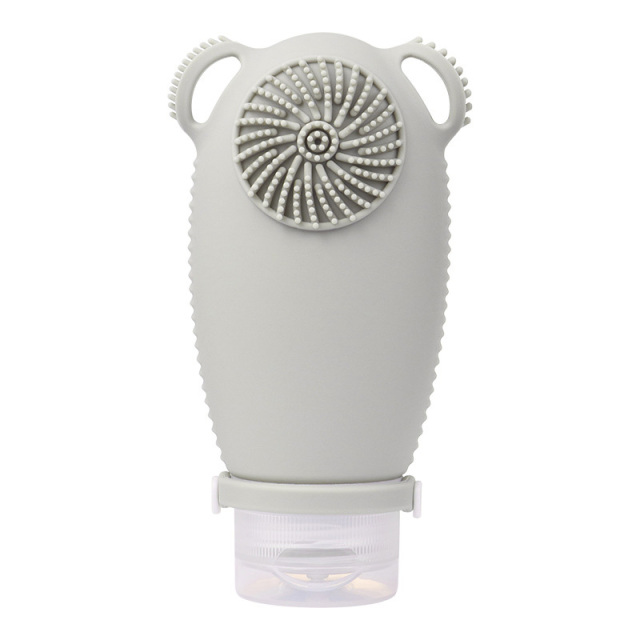 Dispenser Bottle With Shampoo Brush