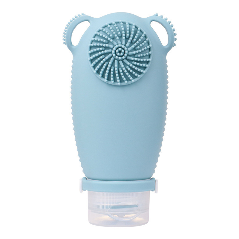 Dispenser Bottle With Shampoo Brush