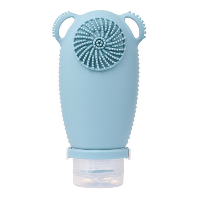 Dispenser Bottle With Shampoo Brush