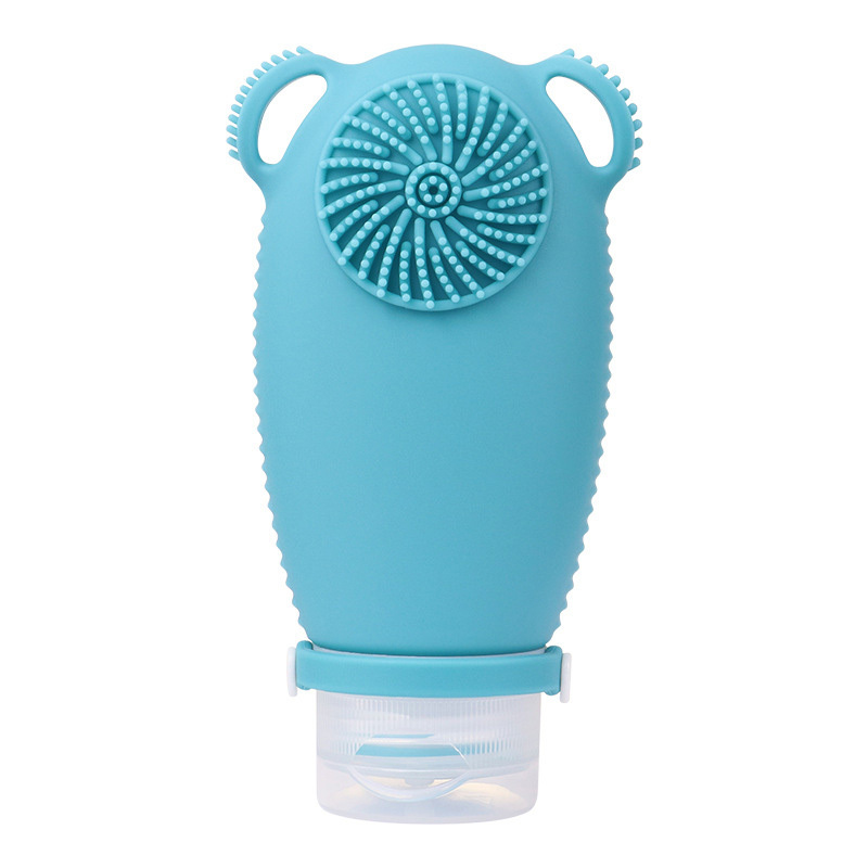 Dispenser Bottle With Shampoo Brush