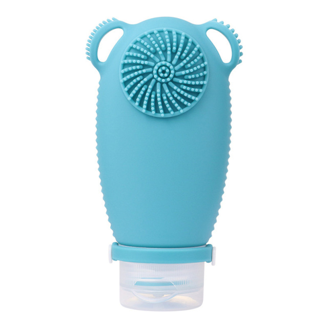 Dispenser Bottle With Shampoo Brush