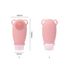 Dispenser Bottle With Shampoo Brush