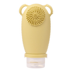 Dispenser Bottle With Shampoo Brush