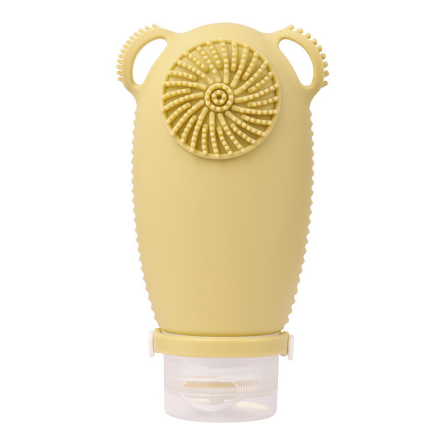 Dispenser Bottle With Shampoo Brush