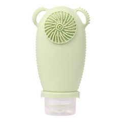 Dispenser Bottle With Shampoo Brush