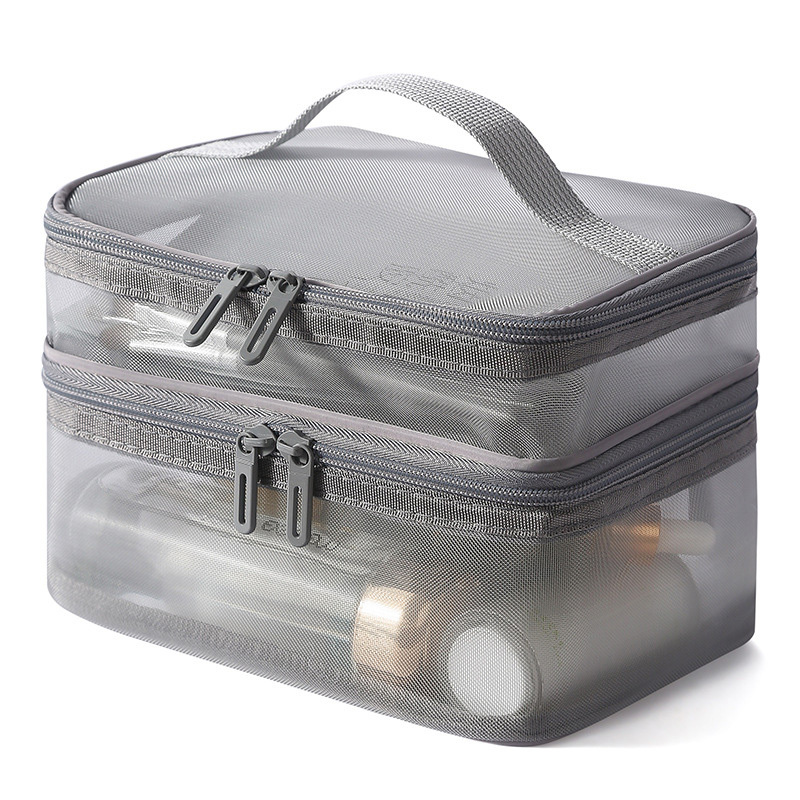 Double Layer Mesh Makeup Bag